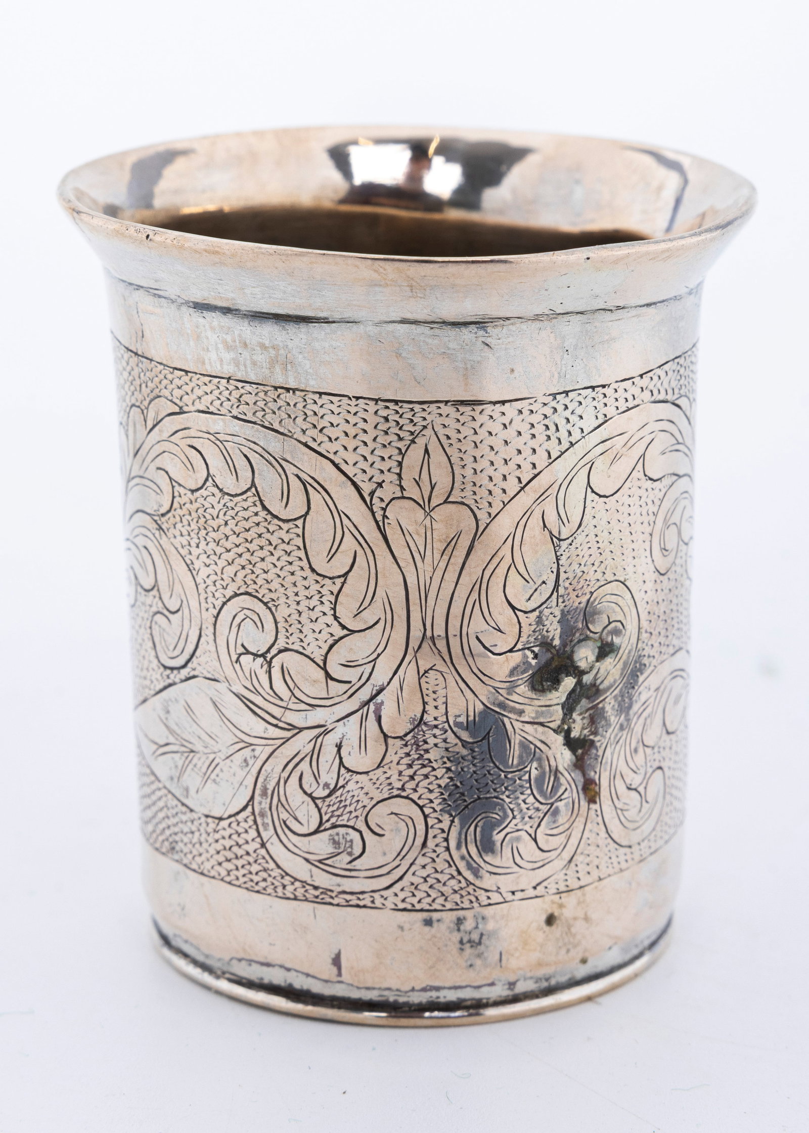 A SILVER KIDDUSH CUP. Poland, c. 1830 - 3