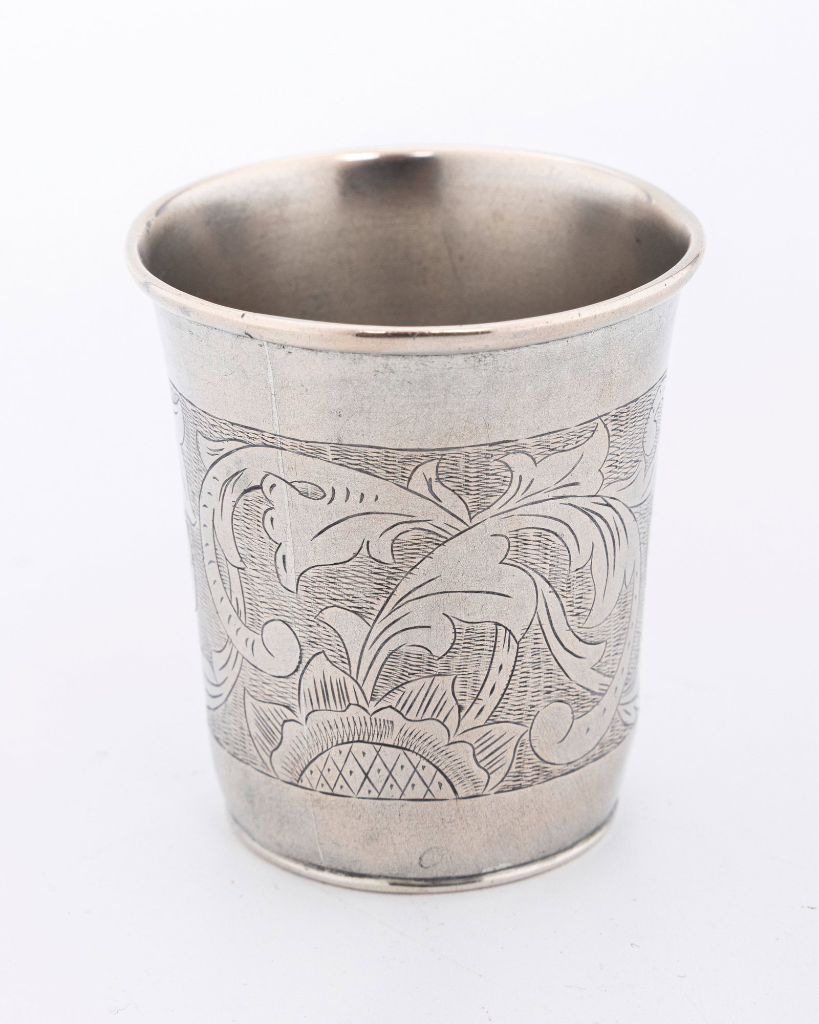 A SILVER KIDDUSH BEAKER. Poland, c. 1820 - 2