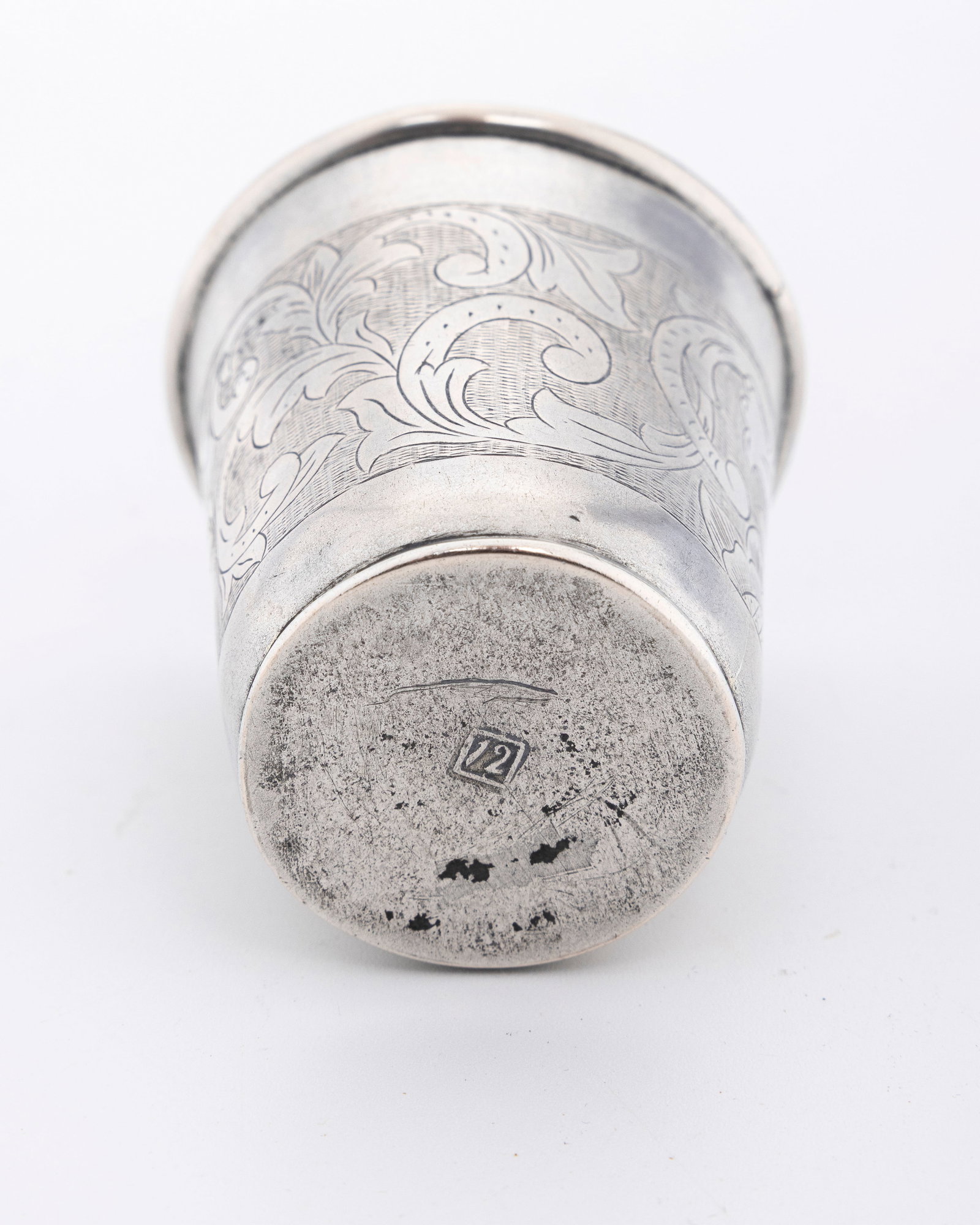 A SILVER KIDDUSH BEAKER. Poland, c. 1820 - 3