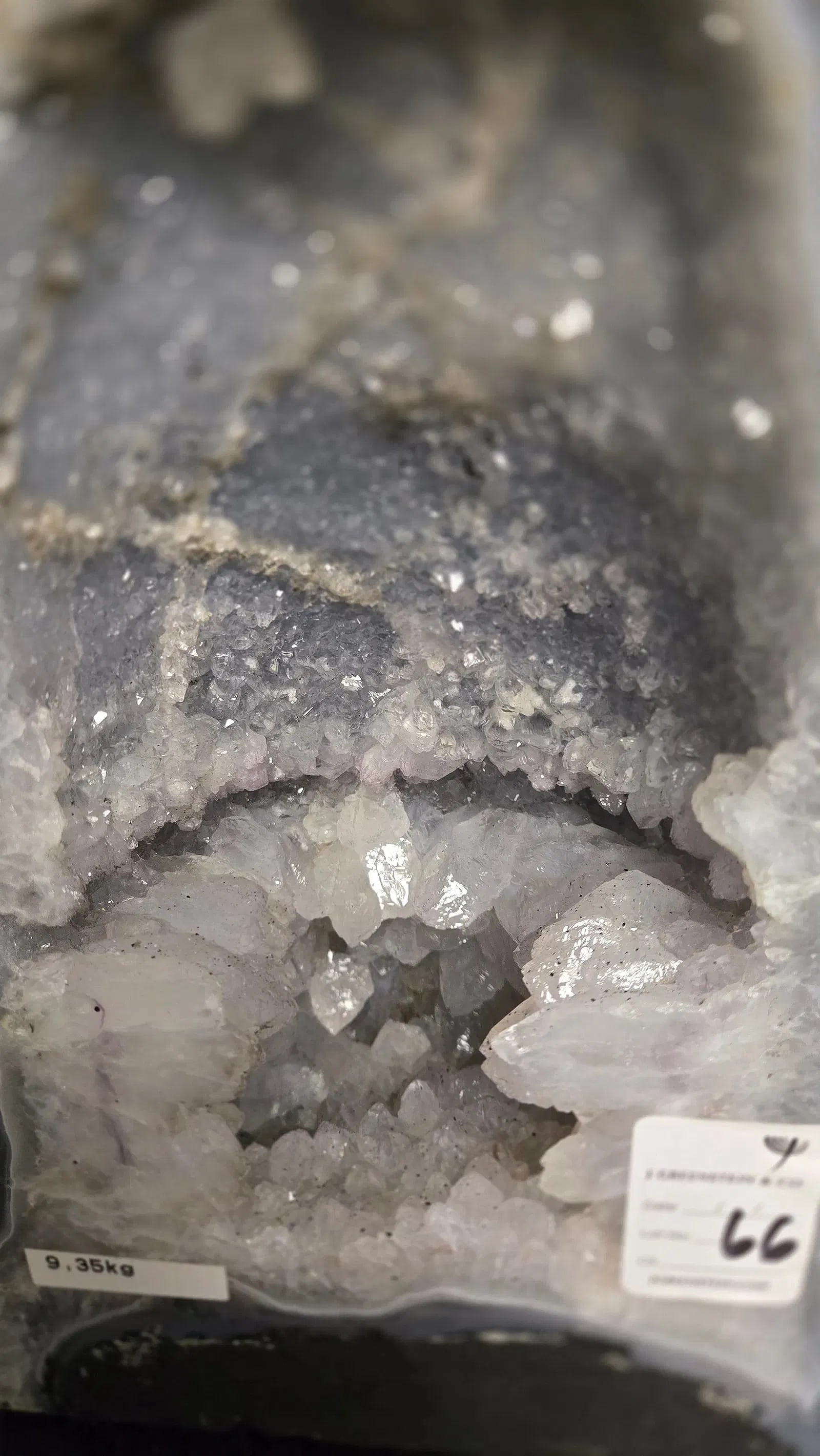 AMETHYST GEODE WITH POLISHED EDGES CATHEDRAL - 2