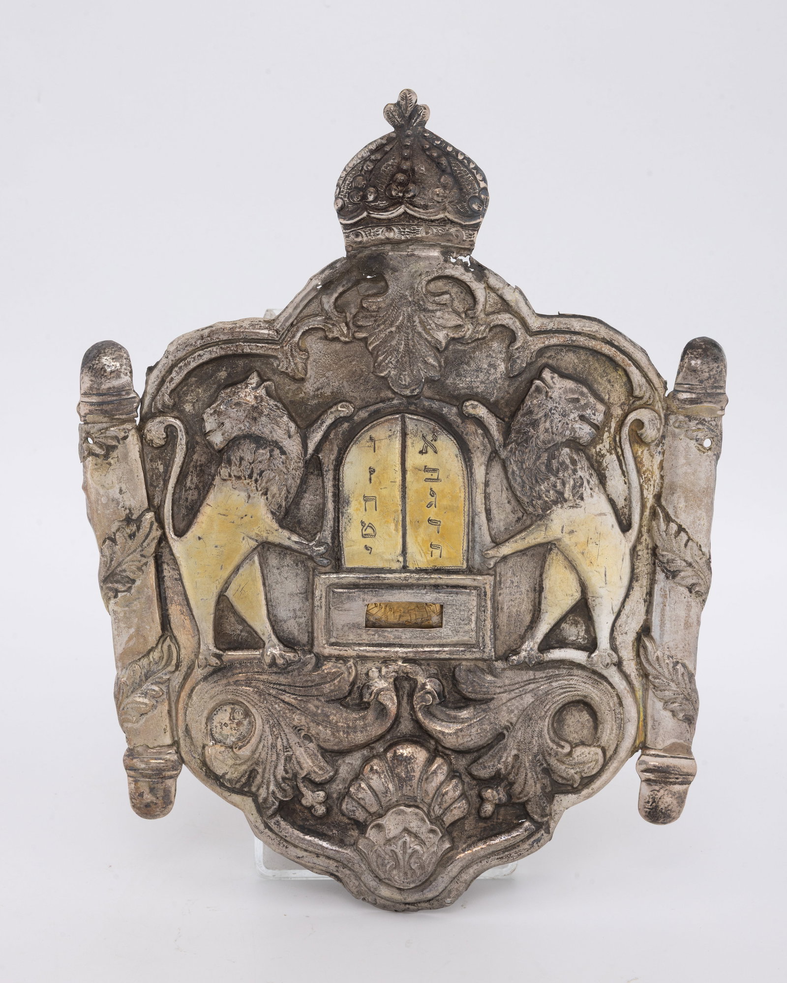 A SILVER TORAH SHIELD. Probably Romania, c. 1880. - 2