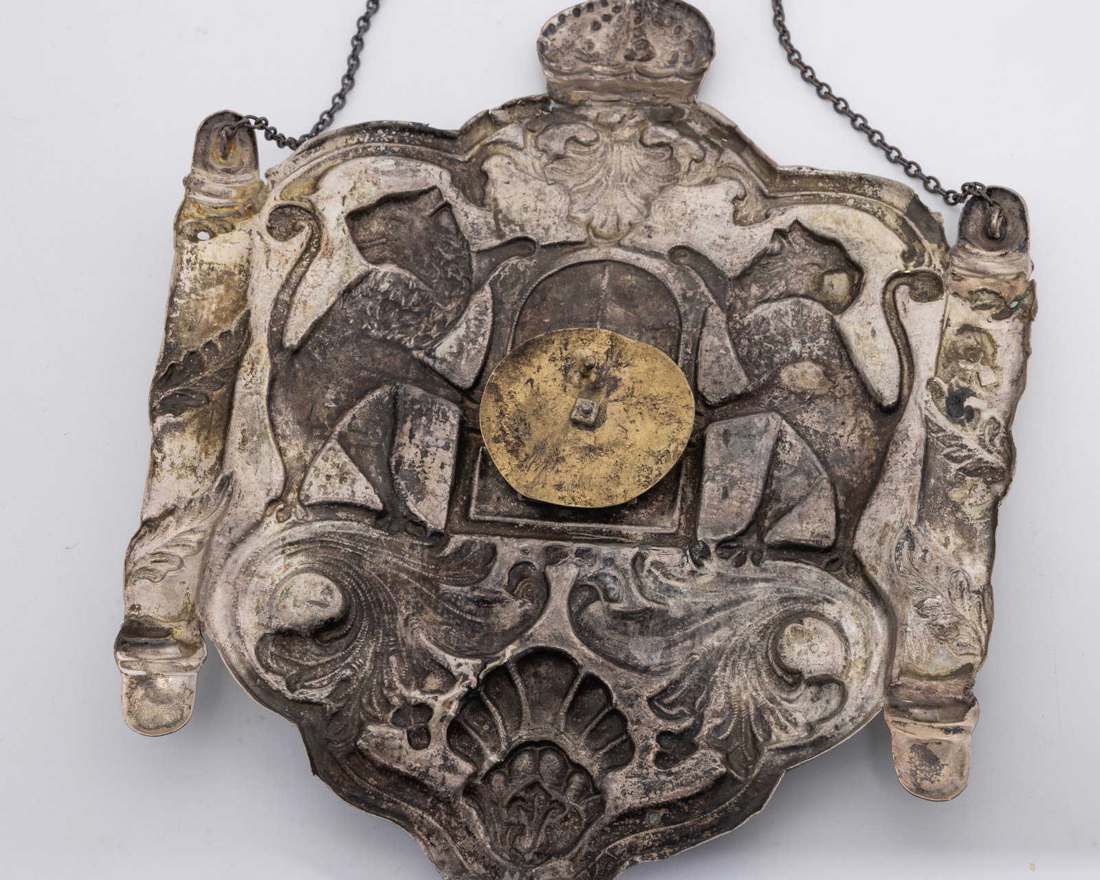 A SILVER TORAH SHIELD. Probably Romania, c. 1880. - 3