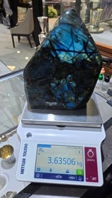 A LARGE POLISHED LABRADORITE SPECIMEN VERY COOL! - 6