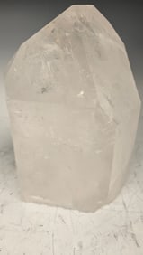 A MASSIVE SINGULAR QUARTZ CRYSTAL