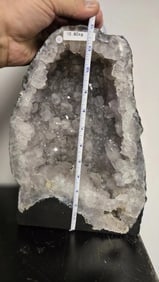 AMETHYST GEODE WITH POLISHED EDGES CATHEDRAL - 3