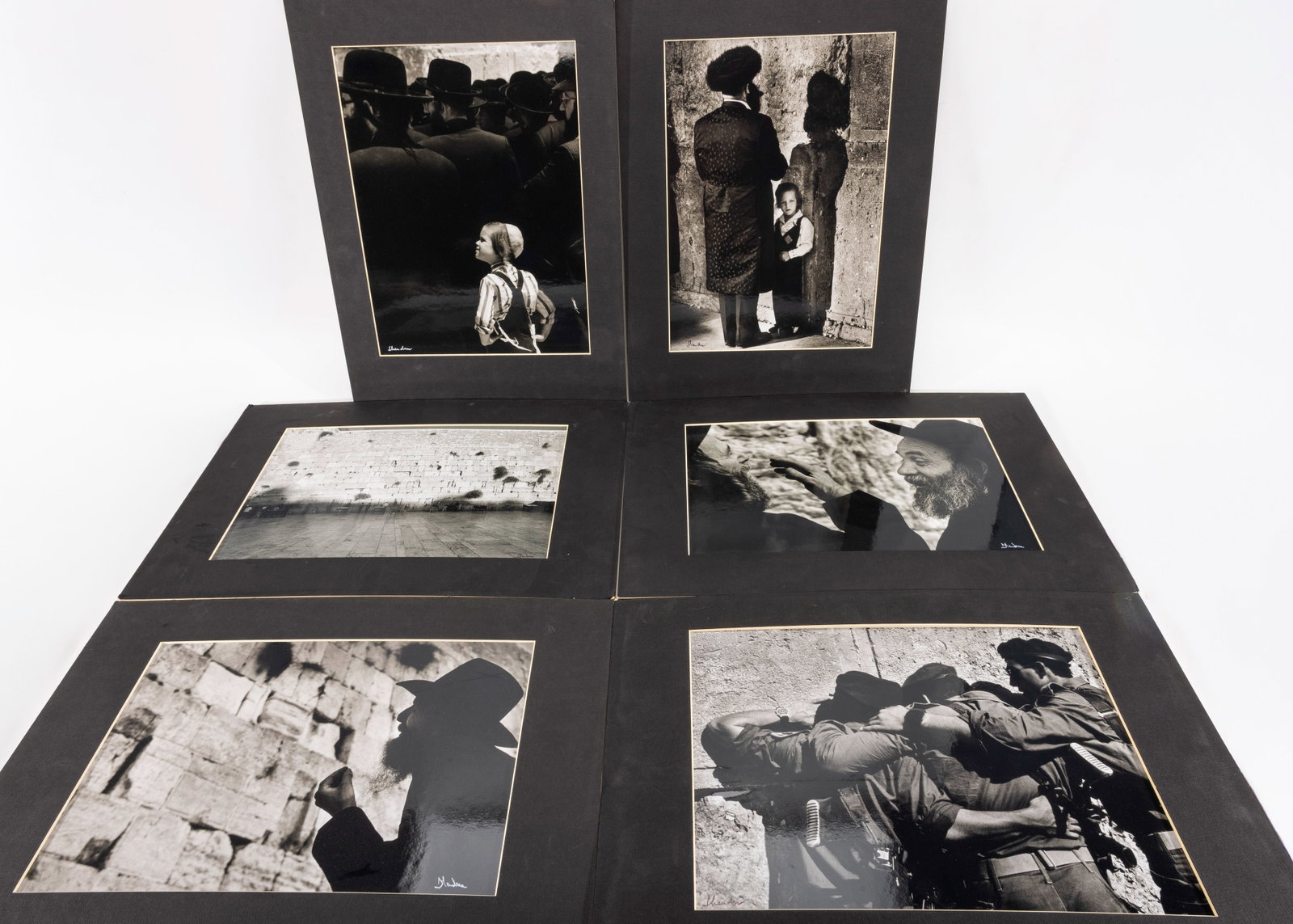 11 western wall photos: 9" x 13"