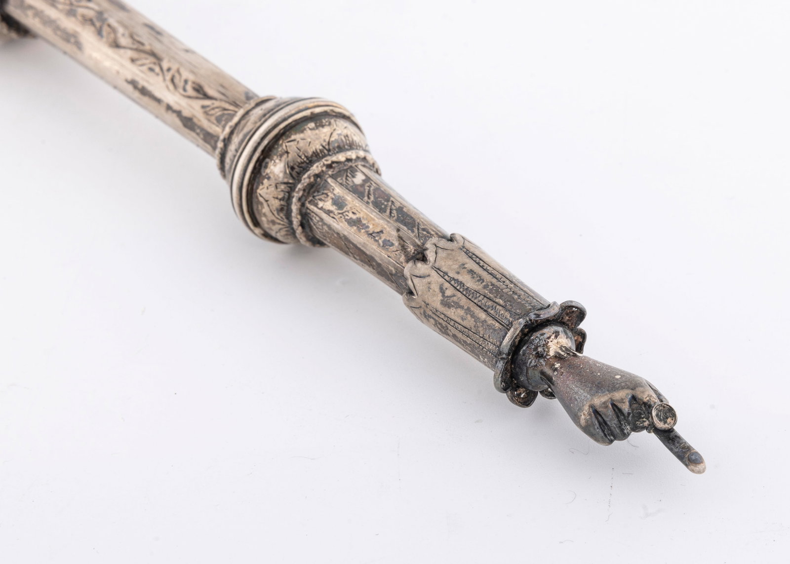 AN IMPORTANT SILVER TORAH POINTER. Poland, c. 1801 - 5