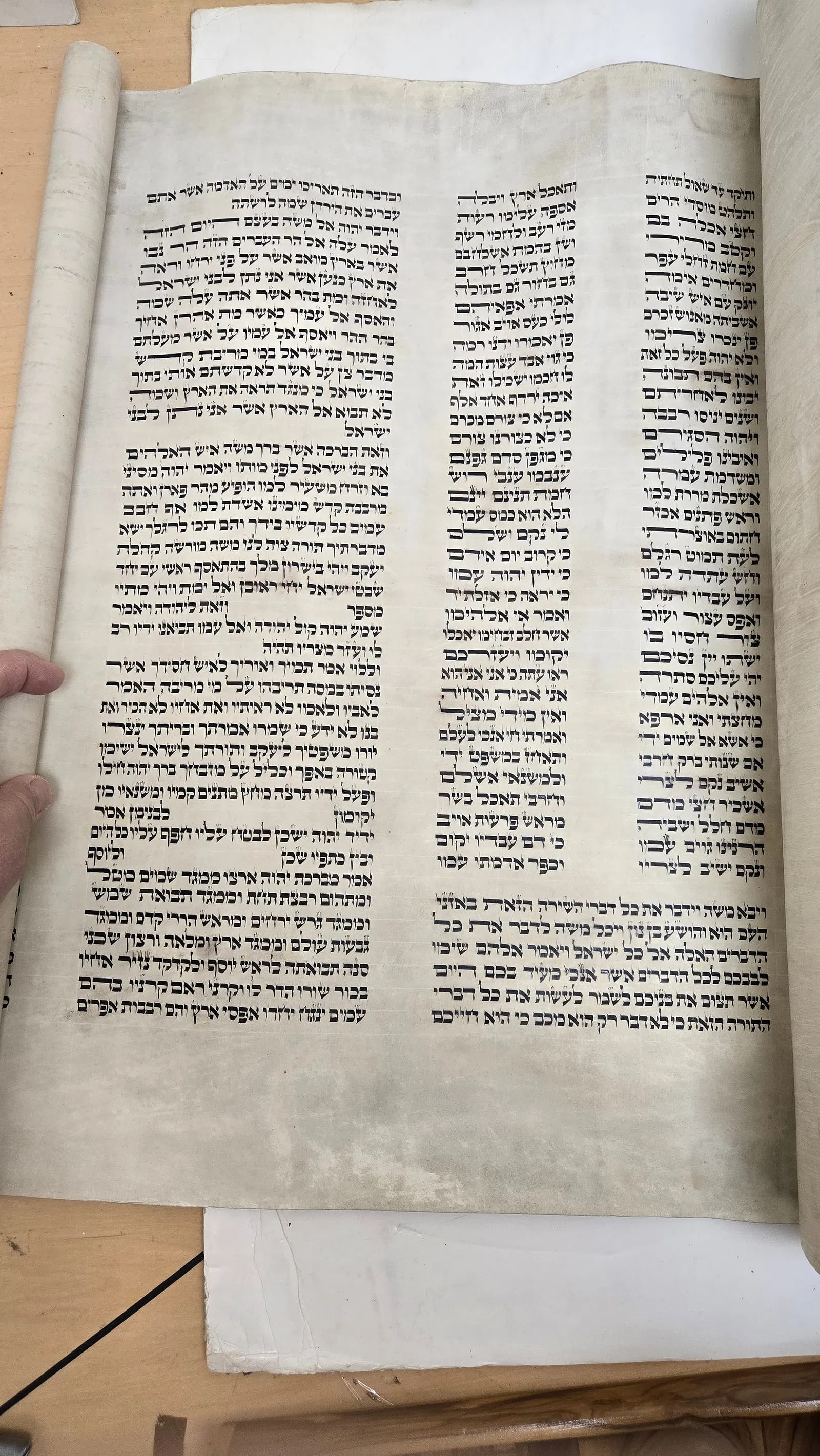 A COMPLETE SEFER TORAH. Poland, c. 1880 (1 of 4)
