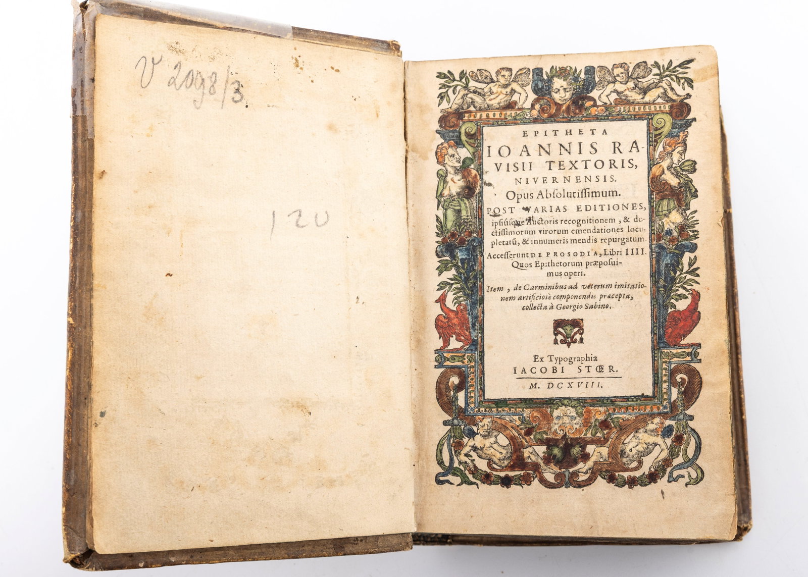Epitheta Joannis Ravisii Textoris, 1618 - 2