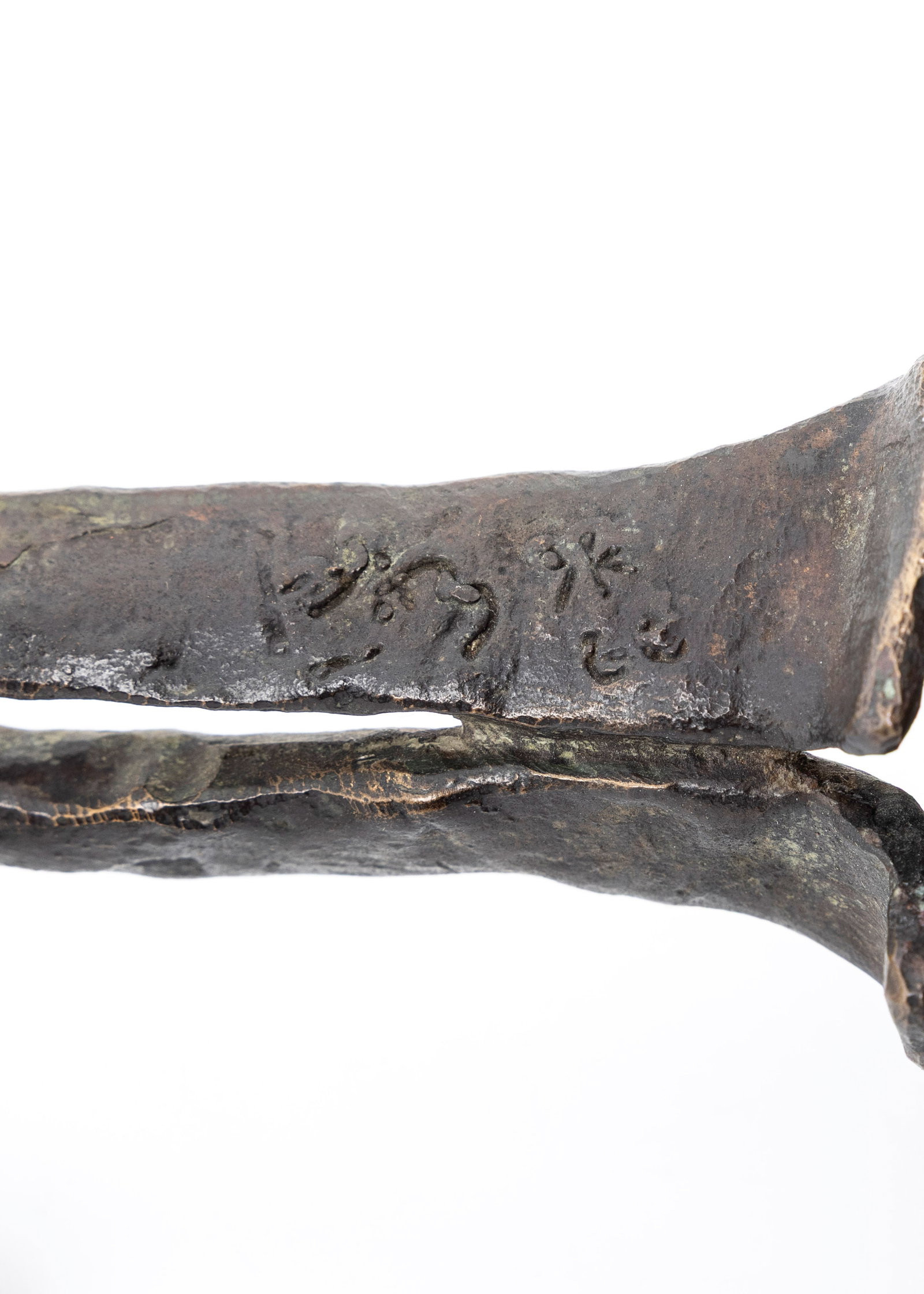 A BRONZE SCULPTURE - 4