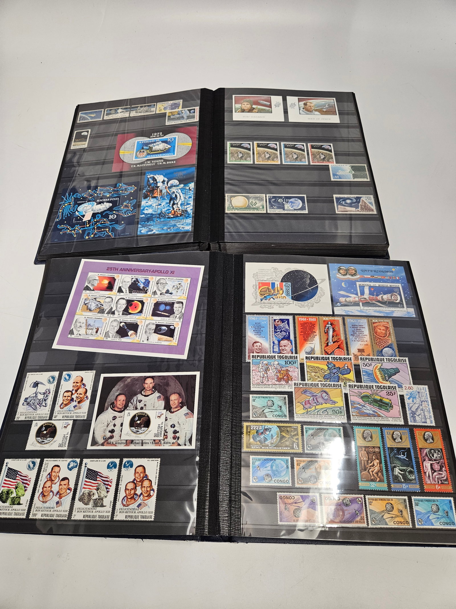 A LARGE MINT WORLD STAMP COLLECTION: SPACE - 9