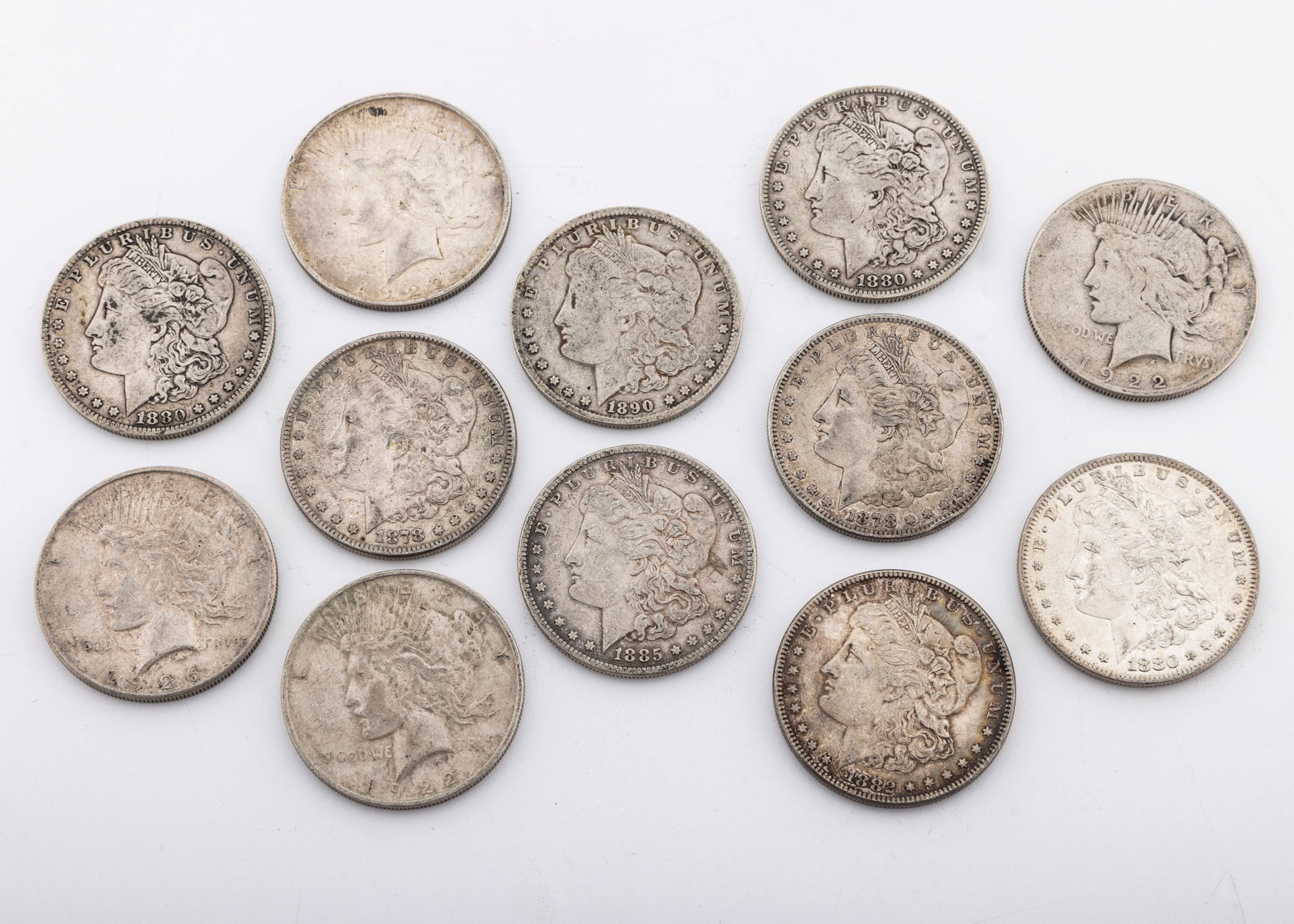 12 SILVER DOLLARS (1 of 2)