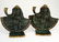 A PAIR OF JERUSALEM BOOKENDS “FANTASIA”. Israel,