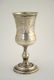 A LARGE STERLING SILVER KIDDUSH GOBLET. Russia, 1885. - 2