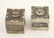 A PAIR OF SILVER TEFILLIN COVERS. Jerusalem, c.1950. - 2