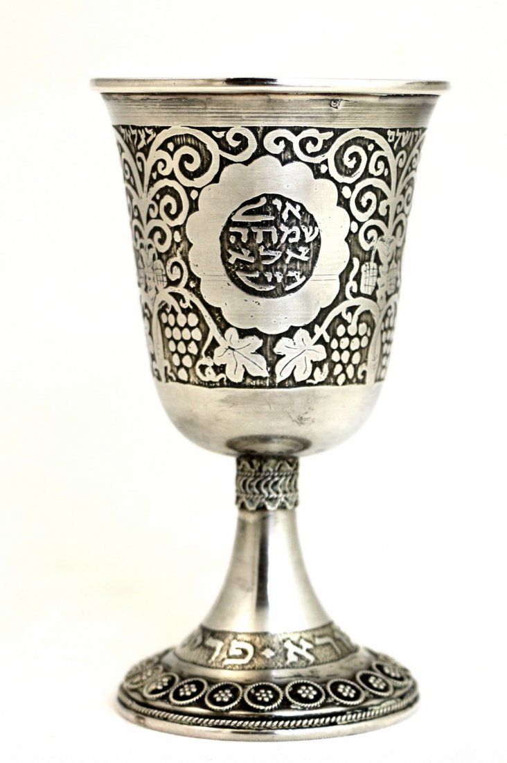 A SILVER KIDDUSH CUP BY Jan 26, 2015 J. Greenstein & Co