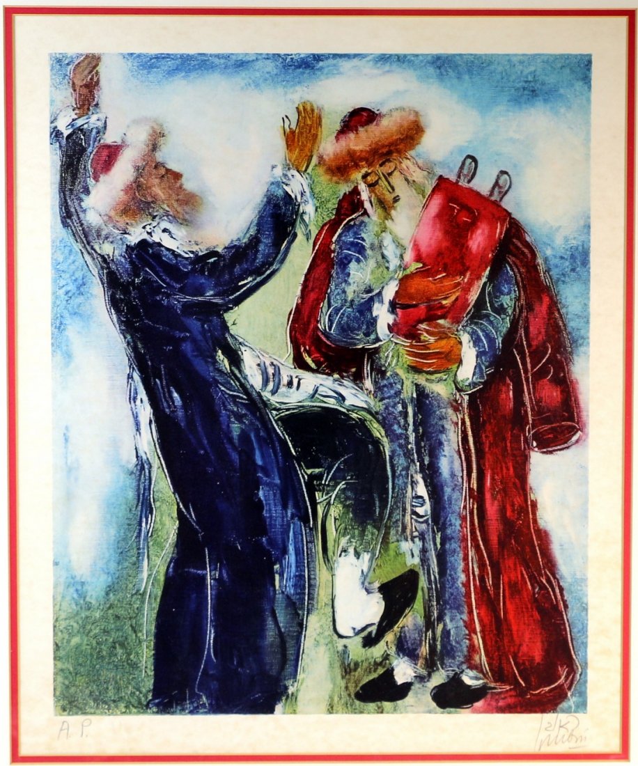 REUVEN RUBIN ARTIST PROOF LITHOGRAPH. Israel, 1960c. (1 of 1)