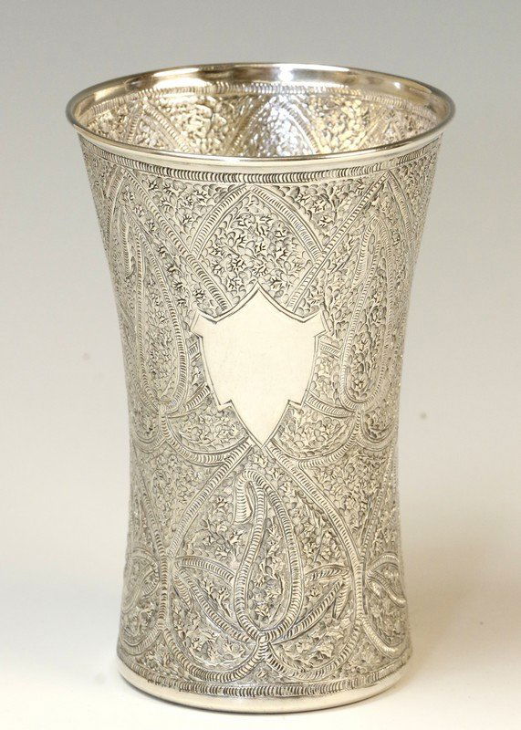 A SILVER KIDDUSH BEAKER. Continental, early 20th (1 of 1)