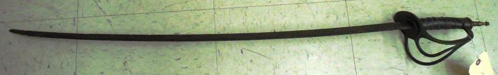 Model 1860? Cavalry Saber Sword: Lacking Scabbard, Approximately 42"