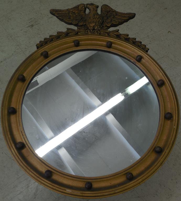 Bulls Eye Federal Type Mirror: Eagle Crest, Flat Mirror, 28" X 21 1/2"