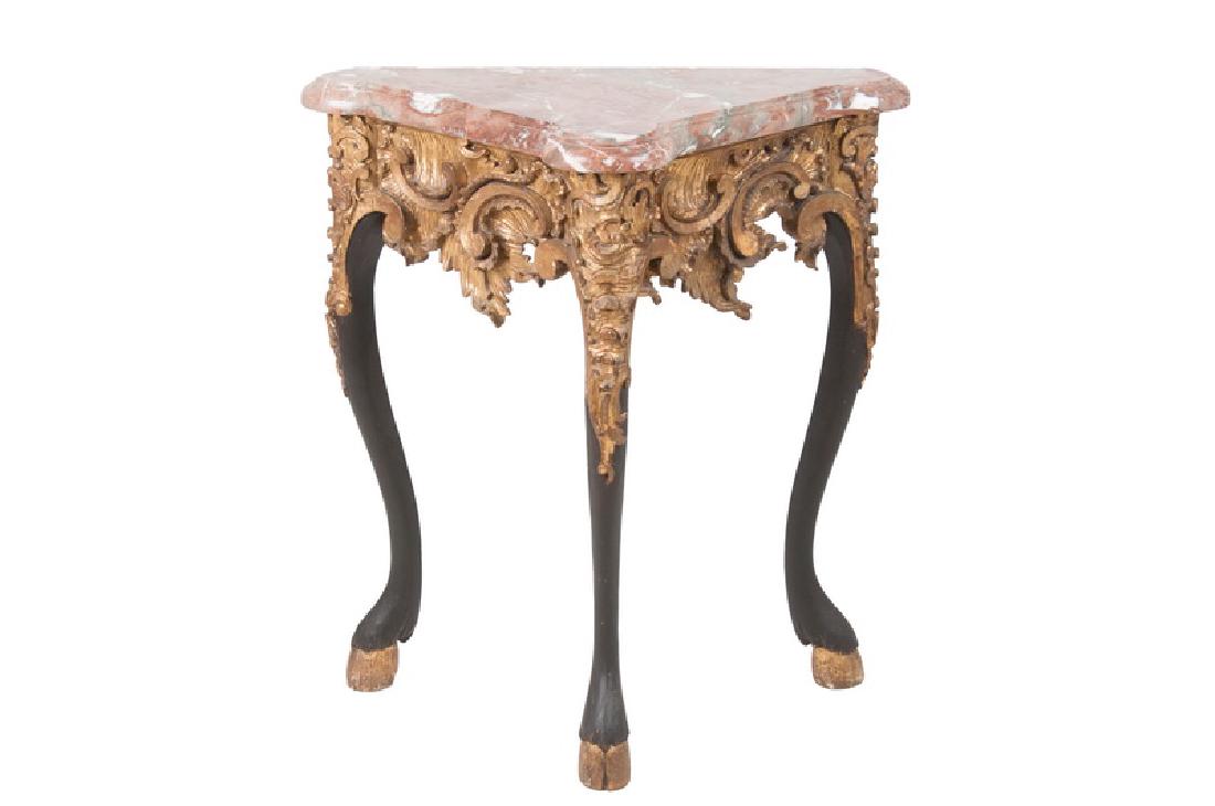 FRENCH NEOCLASSICAL MARBLE TOP CONSOLE (1 of 6)