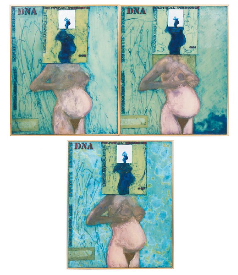 JAMES GILL: SUITE OF THREE "INFINITE REGRESS DNA" (1 of 10)