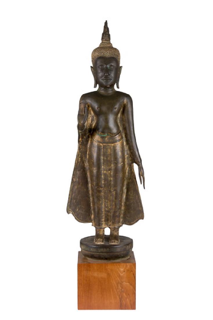 THAI BRONZE STANDING BUDDHA (1 of 9)