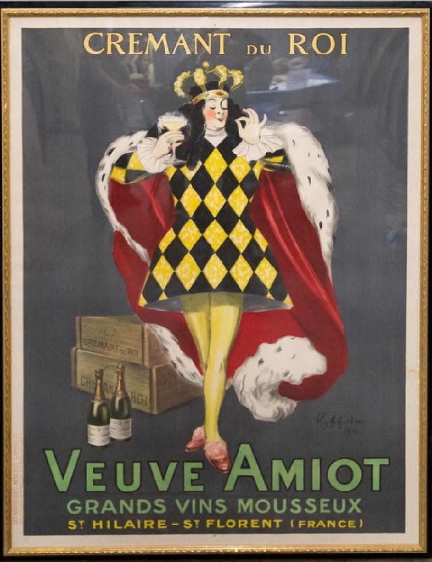 LEONETTO CAPPIELLO: "CREMANT DU ROI" POSTER (1 of 5)