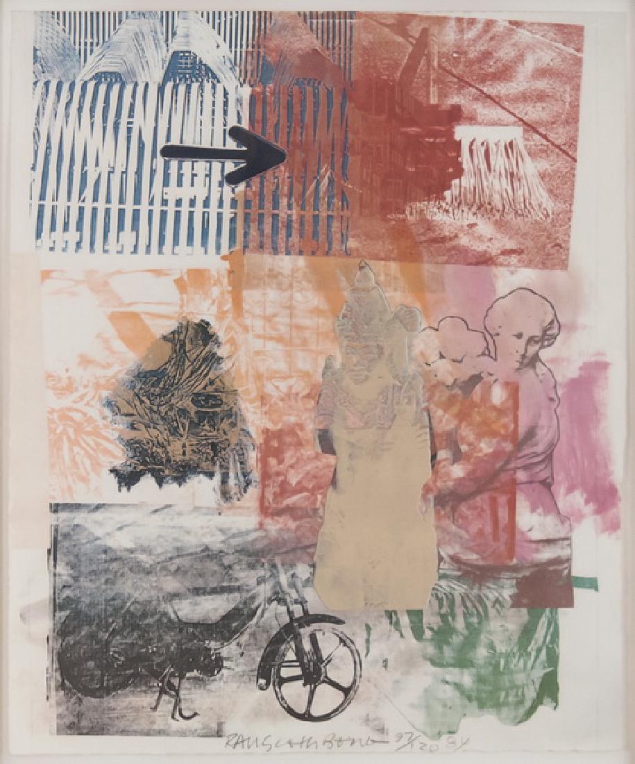 ROBERT RAUSCHENBERG: "UNTITLED (#3)" (1 of 7)
