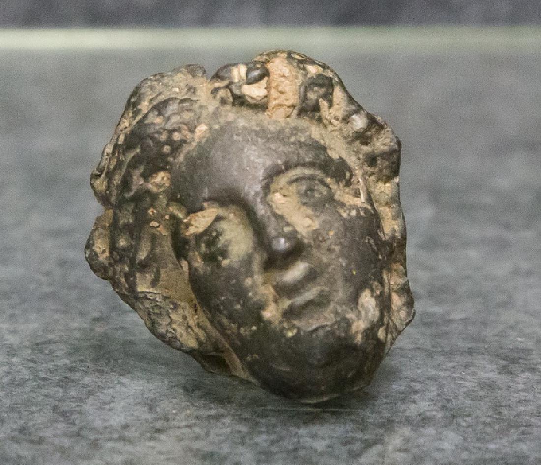 SMALL BRONZE ROMAN HEAD (1 of 4)