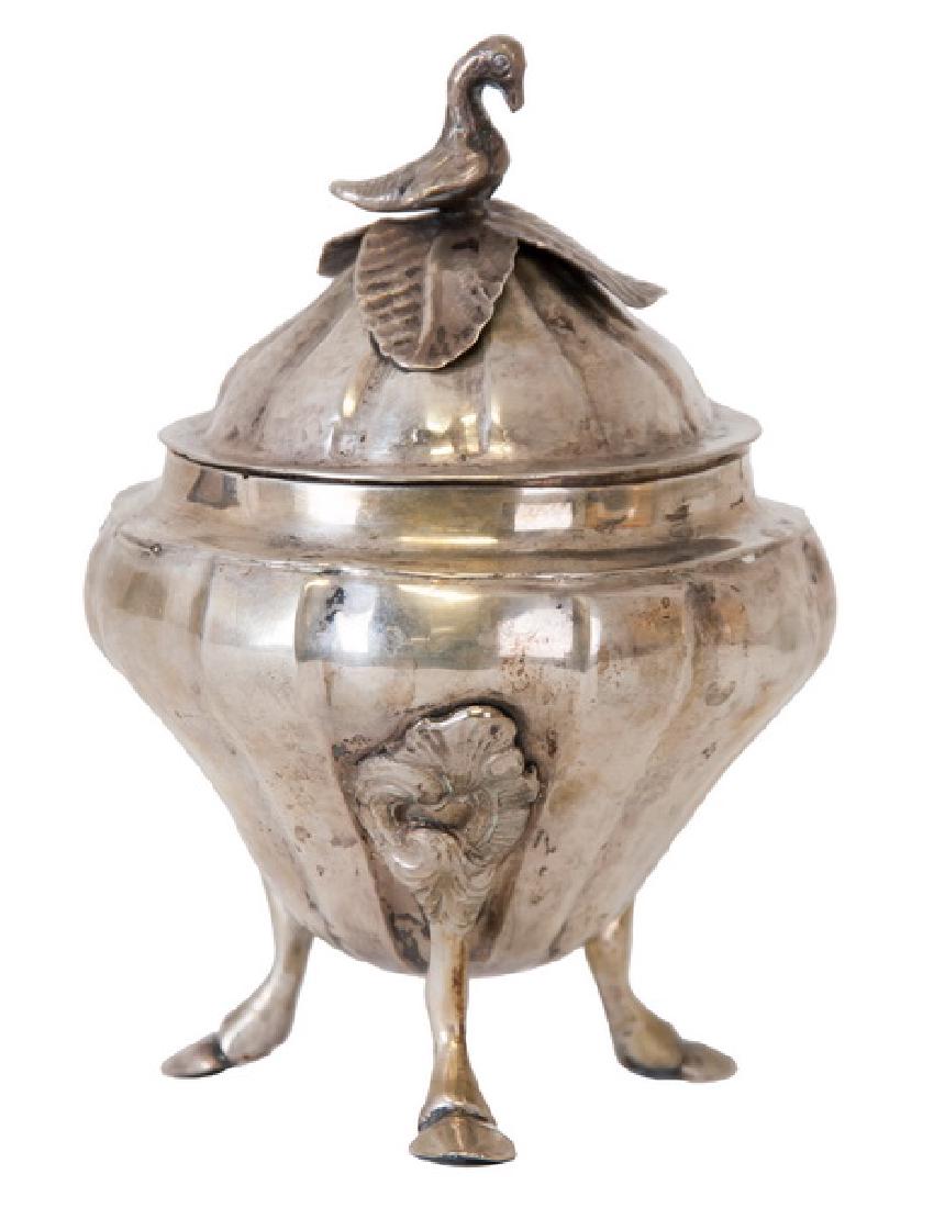 CONTINENTAL SILVER COVERED SUGAR BOWL (1 of 8)