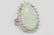 18 KARAT GOLD, OPAL, & DIAMOND COCKTAIL RING
