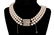 THREE-STRAND UNIFORM PEARL NECKLACE