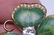 14 KARAT GOLD, ENAMEL & DIAMOND SHAMROCK PIN - 4