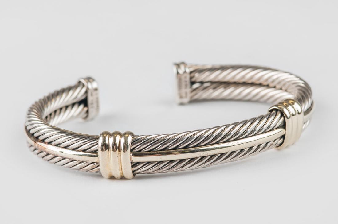 DAVID YURMAN STERLING CABLE BRACELET (1 of 8)
