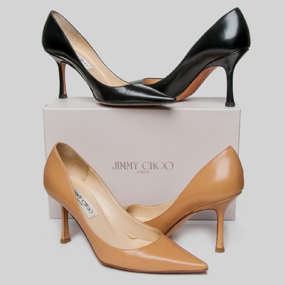 TWO PAIRS OF JIMMY CHOO SHOES (1 of 8)