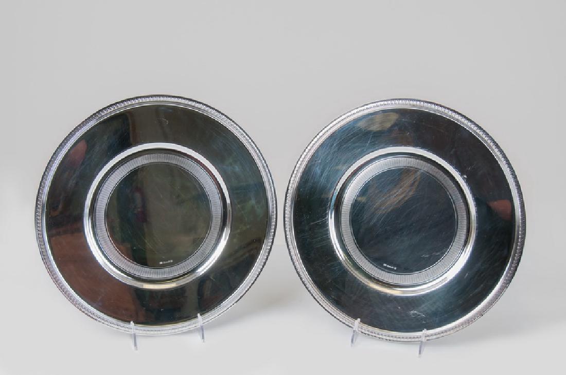 TEN CHRISTOFLE SILVER-PLATED CHARGERS (1 of 6)