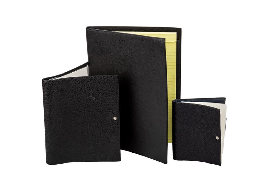 THREE HERMES LEATHER NOTEBOOKS (1 of 6)