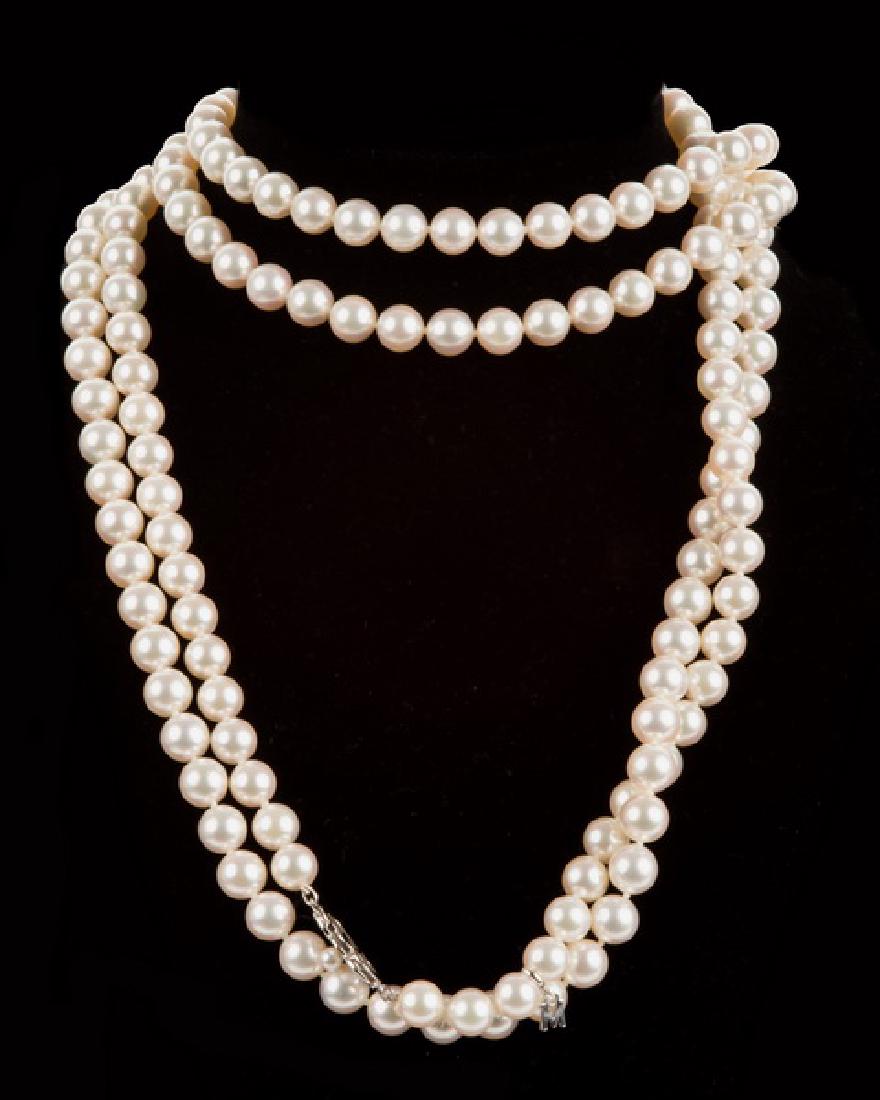 STRAND OF MIKIMOTO PEARLS