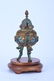 CHINESE GILT SILVER & ENAMEL CENSER - 5