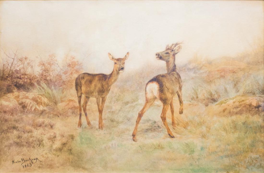 ROSA BONHEUR: "TWO DEER" (1 of 9)