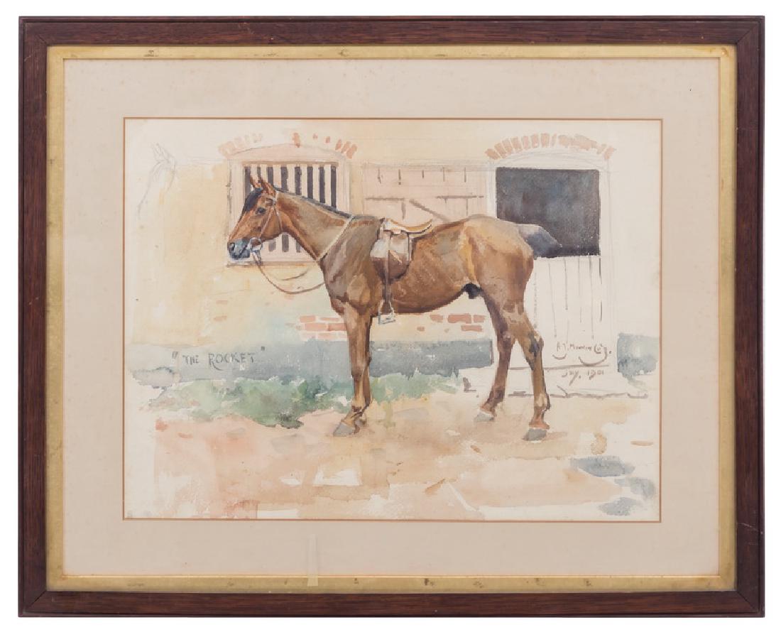 ALFRED MUNNINGS: "THE ROCKET" (1 of 11)