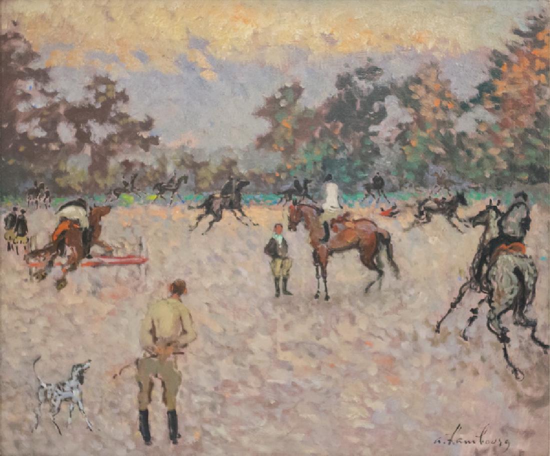 ANDRE HAMBOURG: "EQUESTRE PAYSAGE" (1 of 10)