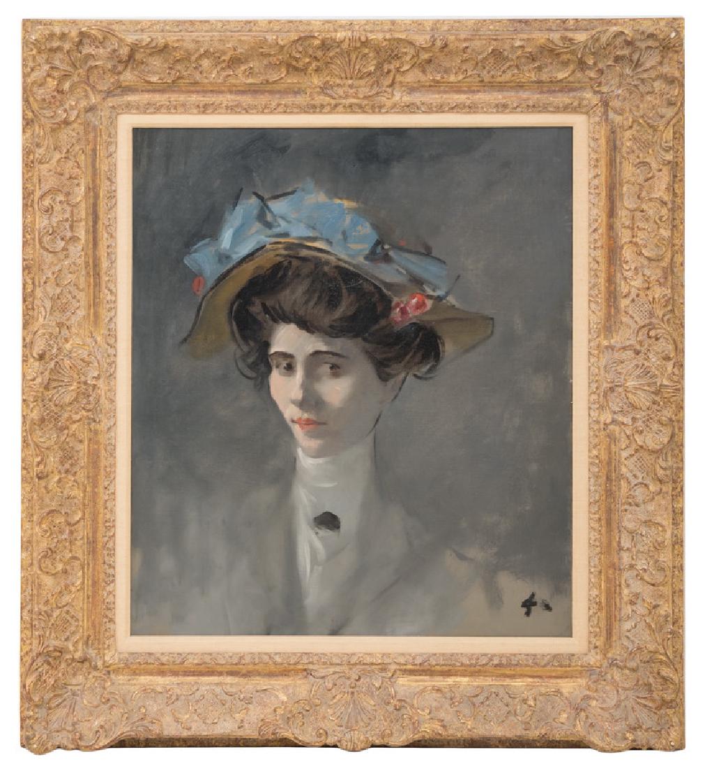 JEAN LOUIS FORAIN: "TETE DE FEMME" (1 of 11)