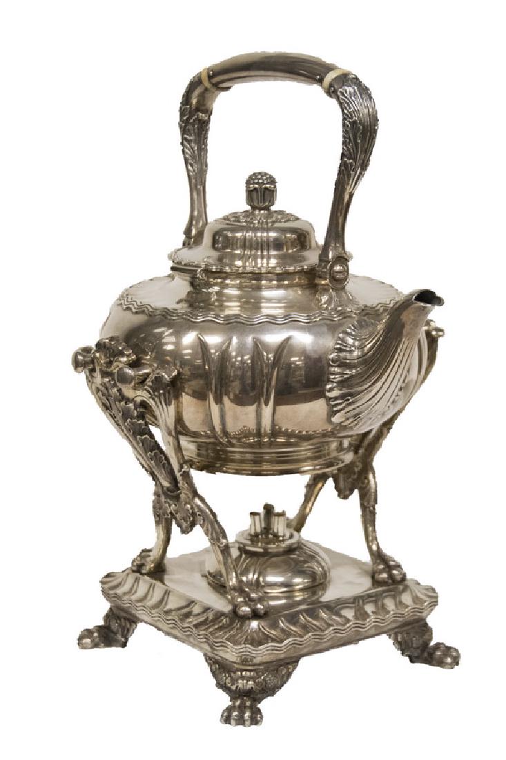 TIFFANY & CO. STERLING SILVER KETTLE ON STAND (1 of 8)