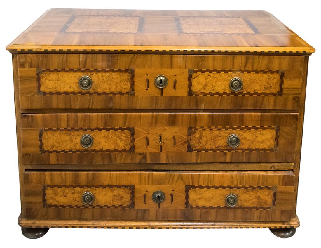 GERMAN PARQUETRY COMMODE (1 of 11)