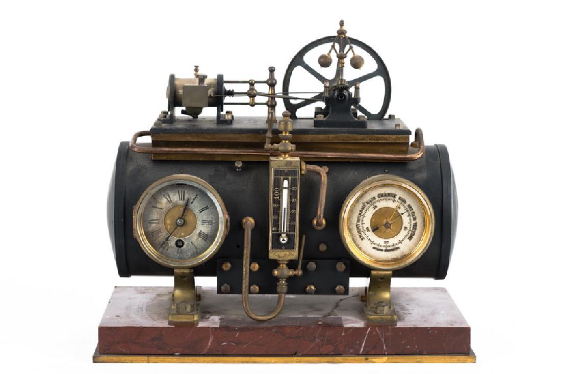 FRENCH INDUSTRIAL BOILER CLOCK (1 of 9)