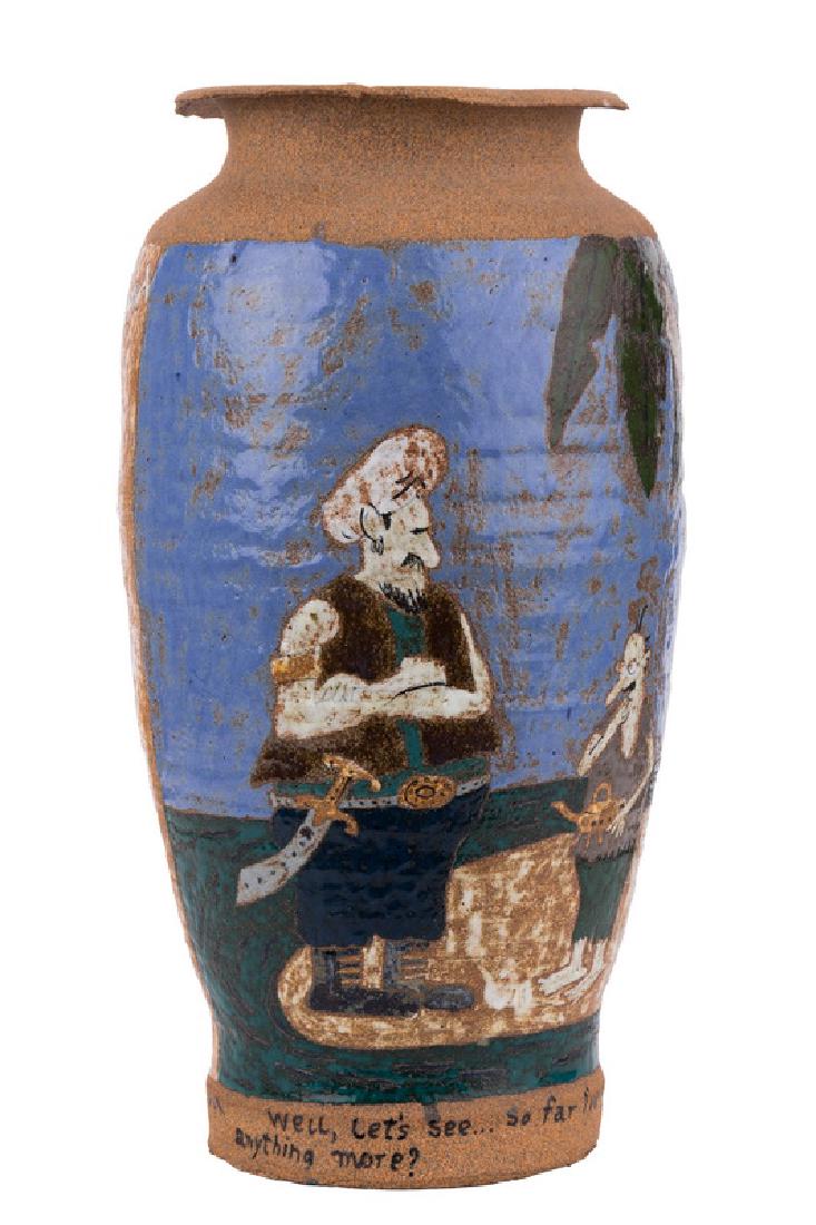 MICHAEL & MAGDALENA FRIMKESS: STONEWARE VESSEL (1 of 8)