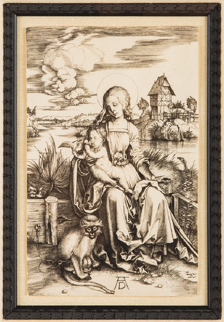 AFTER ALBRECHT DURER: "VIRGIN & CHILD WITH THE MONKEY" (1 of 7)