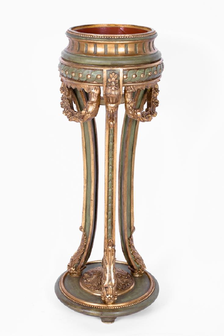PAIR OF PAINTED & GILT DECORATED VENETIAN STYLE (1 of 10)